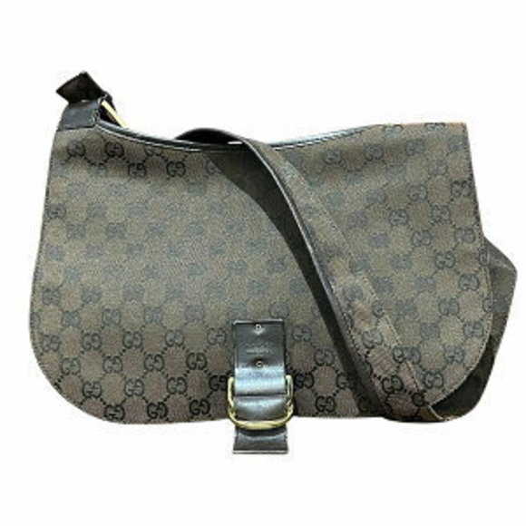 Gucci Leather GG Bag Shoulder - Picture 1 of 8